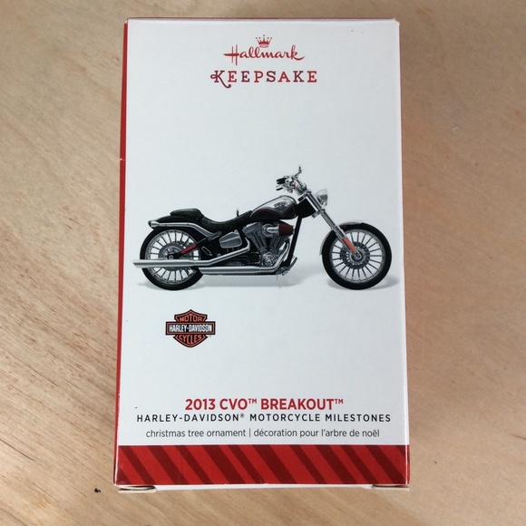 Hallmark 2103 CVO Breakout Harley Davidson Motorcycle Milestones Keepsake Orname - Picture 7 of 12